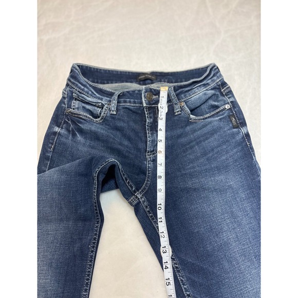 Silver Jeans Co Sweetie Bootcut Dark‎ Wash Denim Jeans Womens Size 25 - Picture 3 of 8